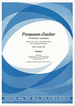 Renato Bui Posaunen-Zauber Akkordeon-Orchester Partitur