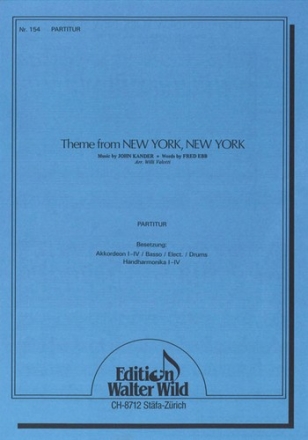 Kander / Ebb / arr. W.Valotti New York New York (Thema) Akkordeon-Orchester Partitur