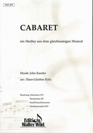 Hans-Gnther Klz / John Kander Cabaret Akkordeon-Orchester Partitur