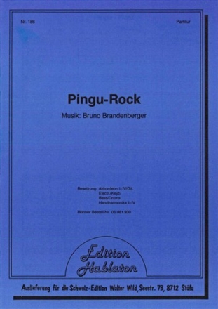 Bruno Brandenberger Pingu Rock Akkordeon-Orchester Partitur