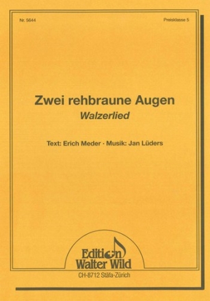 Zwei rehbraune Augen Einzelausgabe fr Akkordeon