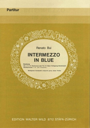 Renato Bui Intermezzo in Blue Akkordeon-Orchester Partitur