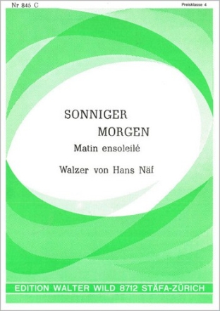 Hans Nf: Sonniger Morgen Einzelausgabe Akkordeon