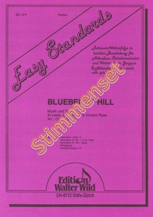 Lewis / Stock / arr. Chr.Klingler Blueberry Hill Akkordeon-Orchester Stimmen Set