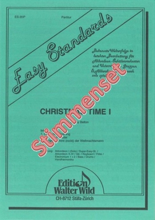 arr. Benny Belton Christmas Time 1 Akkordeon-Orchester Stimmen-Set