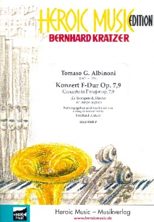 Konzert F-Dur op.7,9 fr Trompete un Orchester fr Trompete und Klavier