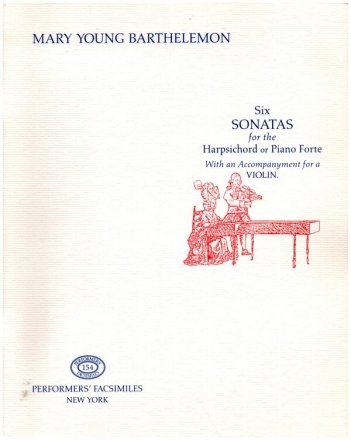 6 Sonatas for harpsichord (piano) and violin