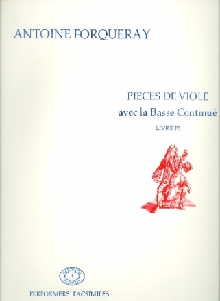 Pices de viole avec la basse continue op.1  facsimile