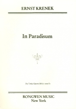 In Paradisum for treble chorus (SSA) a cappella score (la)