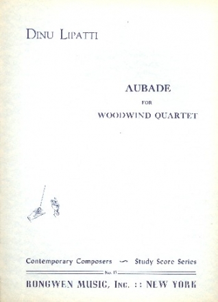 Aubade fr Flte, Oboe, Klarinette und Fagott Partitur