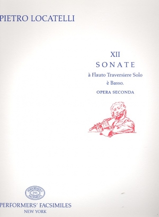 12 Sonate op.2  flauto traversiere  basso facsimile