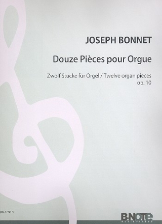 12 Pices op.10 pour orgue