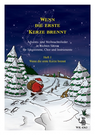 Hrle, Wolf-Dietrich Advents- und Weihnachtslieder - leichte Arrangements 01 Wenn die erste