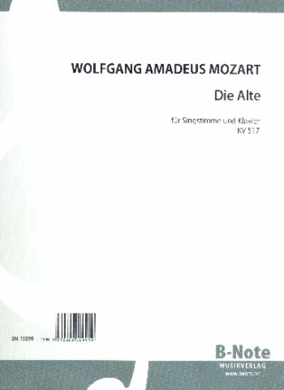 Die Alte e-Moll KV517 fr Gesang und Klavier