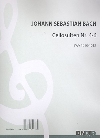 Suiten Nr.4-6 BWV1010-1012 fr Violoncello