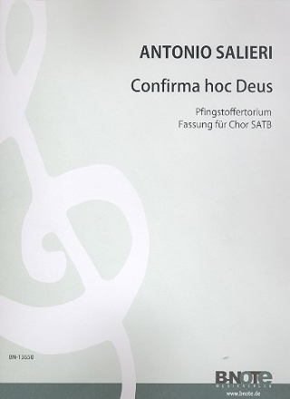 Confirma hoc deus fr gem Chor a cappella Partitur