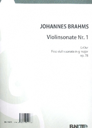 Sonate G-Dur Nr.1 op.78 fr Violine und Klavier