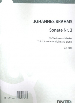 Sonate d-Moll Nr.3 op.108 fr Violine und Klavier