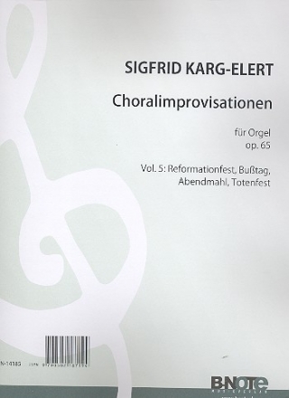 66 Choralimprovisationen op.65 Band 5 fr Orgel