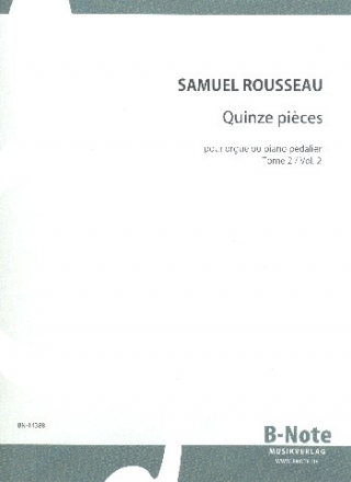 15 pices vol.2 (nos.7-12) pour orgue