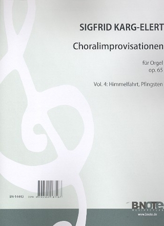 66 Choralimprovisationen op.65 Band 4 fr Orgel