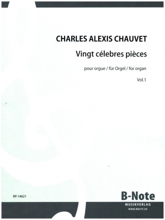 Vingt clebres pices vol.1 pour orgue