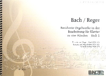 Bach-Bearbeitungen Band 1 fr Klavier zu 4 Hnden Spielpartitur