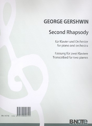 Second Rhapsody for piano and orchestra fr 2 Klaviere Klavierauszug