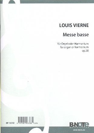 Messe basse op.30 fr Orgel (Harmonium)