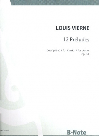 12 Prludes op.38 fr Klavier