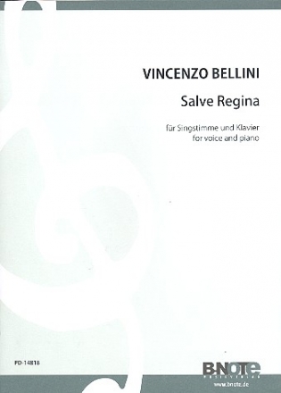 Salve Regina fr Gesang und Klavier Partitur