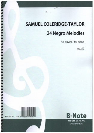 24 Negro Melodies op.59 fr Klavier