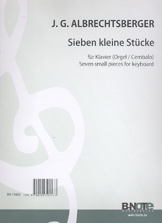 7 kleine Stcke fr Klavier (Orgel, Cembalo)