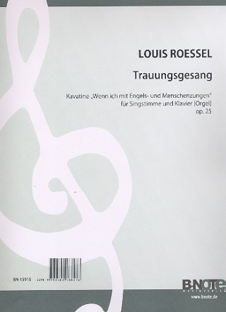 Trauungsgesang op.25 fr Gesang und Klavier (Orgel)