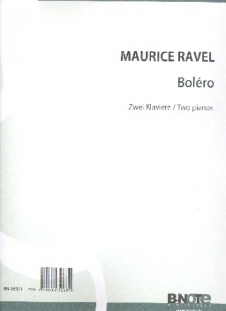 Bolro fr 2 Klaviere Partitur