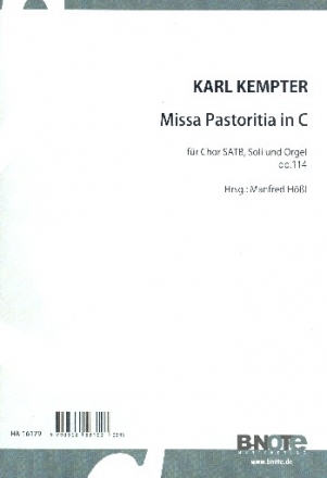 Missa pastoritia C-Dur op.114 fr Soli, gem Chor und Orgel Partitur