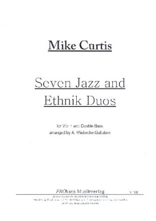 7 Jazz and Ethnik Duos: for violin and double bass 2 scores