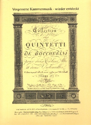 6 Quintette op.13,1-6 fr 2 Violinen, Viola und 2 Violoncelli Stimmen