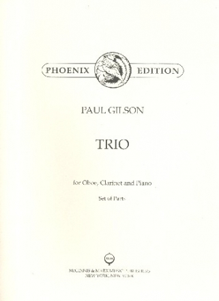 Trio for oboe, clarinet and piano parts