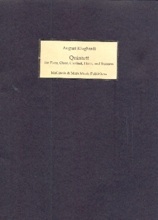 Quintet op.79 for flute, oboe, clarinet, horn and bassoon parts