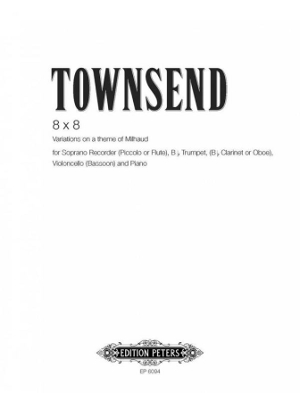 Townsend, D. 8 x 8 (Variat. ber ein..., P., Bl. oder Pi., GH. Townsend 8 x 8 Variationen