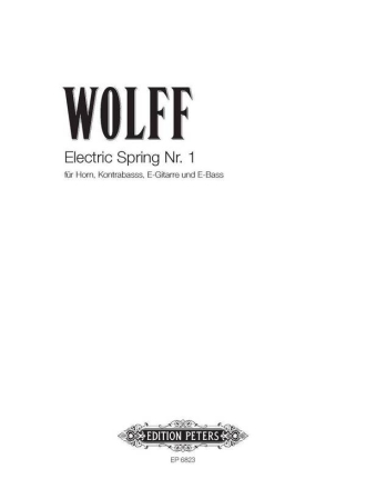 Wolff, C. Electric Spring f. Hor...1, St., Hn., KB., El., in Wolff Electric Spring Div 1#