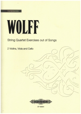 String Quartet Exercises out of Songs for 2 violins, viola and violoncello score