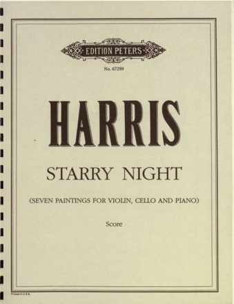 Harris, M. Starry Night, P., Violine, Cello, Klavier, Ringh. Harris Starry Night P