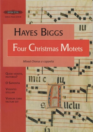 Biggs, H. 4 Weihnachtsmotetten, Chorpartitur, Geheftet 4 Weihnachtsmotetten (CP)