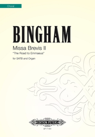 Missa Brevis II (*The Road to Emmaeus') for mixed choir and organ score (la)