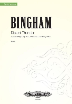 Bingham, J. Distan Thunder, Chorpartitur, S. (Ch..), A., GH. Distan Thunder (CP)