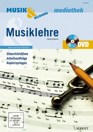 Musiklehre (+DVD) Unterrichtsfilme, Arbeitsauftrge, Kopiervorlagen