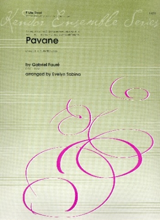 Pavane op.50 for 2 flutes and piano parts