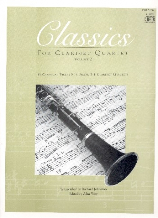 Classics vol.2 for 4 clarinets score and parts